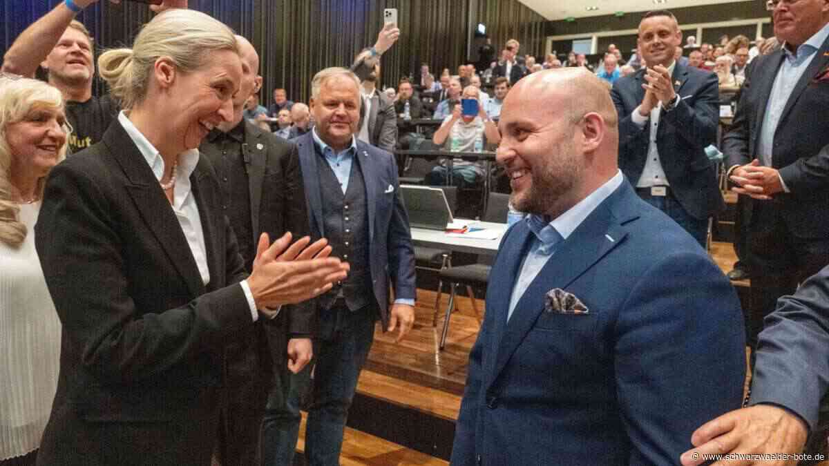 Landesparteitag in Heidenheim: Die AfD sieht sich auf ungebremstem Höhenflug