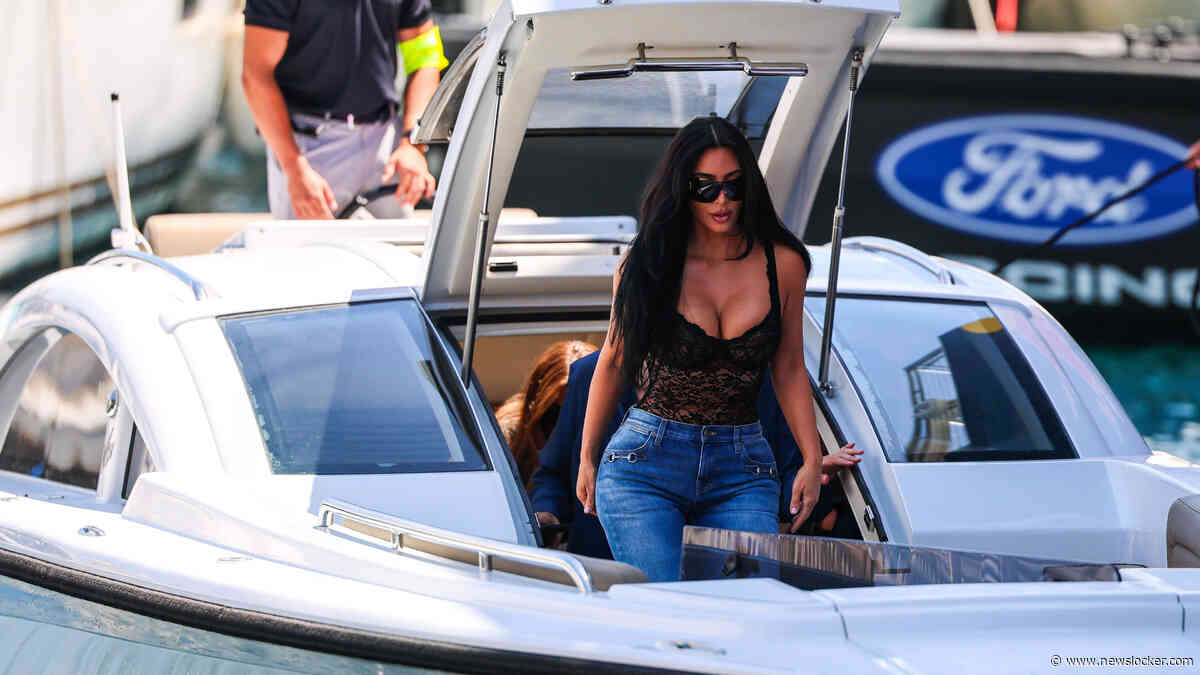Kim Kardashian trekt veel bekijks bij Formule 1 in Monaco en ziet vriend Lewis Hamilton 3e startplek pakken