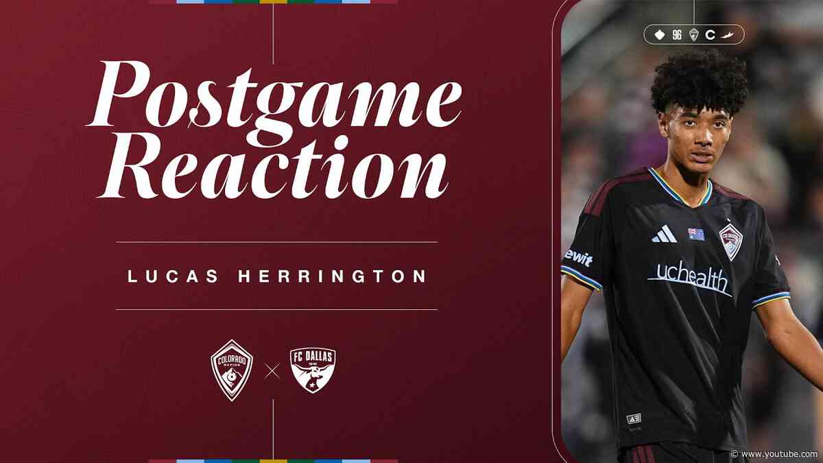 Postgame Reaction | Lucas Herrington on result with FC Dallas