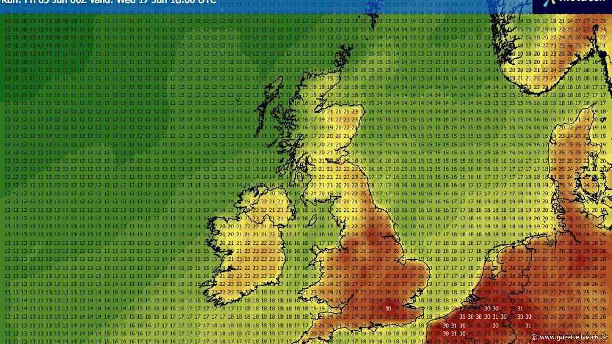 UK heatwave could return as weather maps show 30C temperatures forecast for June 2026