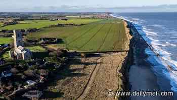 Grave of 119 sailors who drowned 200 years ago in warship disaster could fall into the sea as coastal erosion threatens clifftop cemeteries