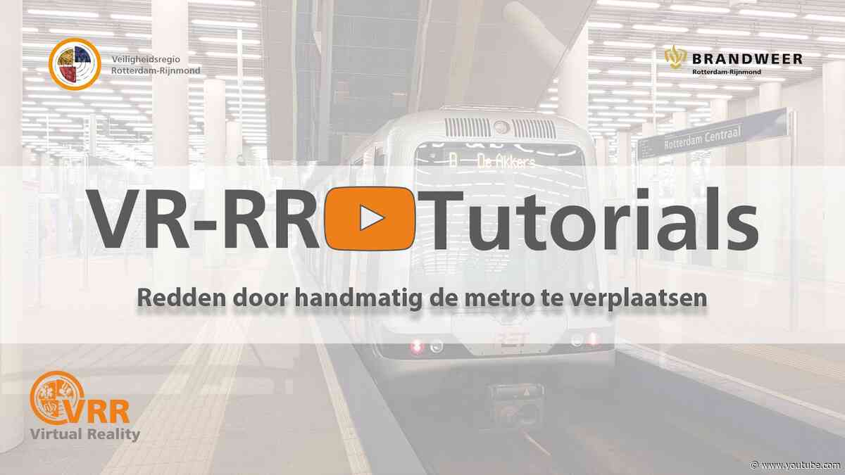 Redden door handmatig de metro te verplaatsen