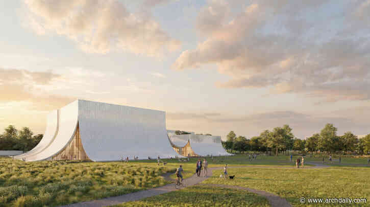 BIG Designs Dual-Volume EVE Music Hall Amid Agricultural Landscape in Čepin, Croatia