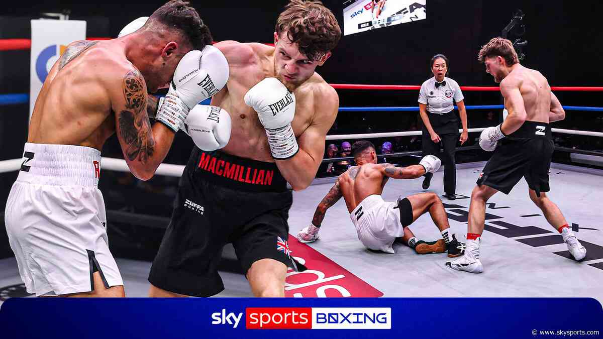 'Sickening power!' | MacMillan scores historic first Zuffa Boxing UK stoppage!