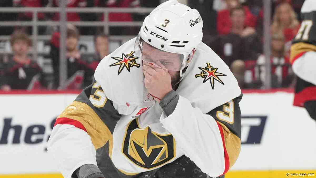 Vegas mum on McNabb's status for G3 vs. Canes