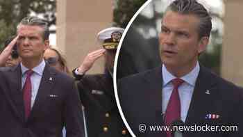 Pete Hegseth gebruikt D-day-speech om voor migranten te waarschuwen