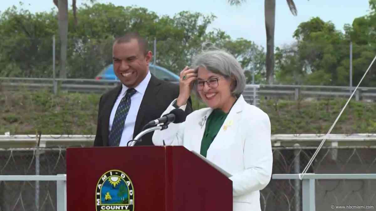 Levine Cava OK after appearing to get lightheaded during groundbreaking ceremony in Miami-Dade