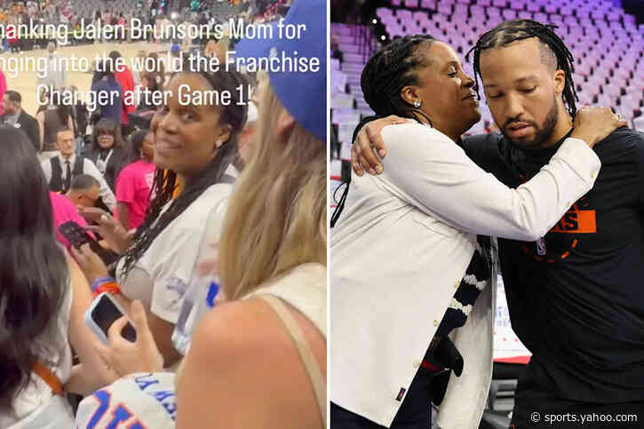 Man goes viral for thanking Jalen Brunson’s mom in stands of NBA Finals: ‘We love him’