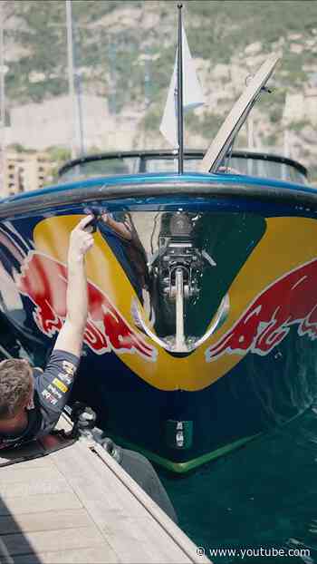 Monaco looks good on us… and even better on the water 🚤✨#F1 #RedBullRacing