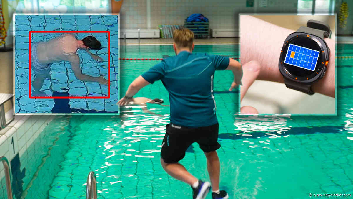 Primeur: AI-badmeester redt zwemmer en is sneller dan mens