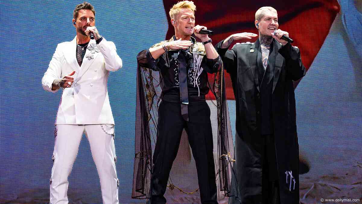 Boyzone pay heartfelt tribute to the late Stephen Gately as they say they can 'feel his spirit' at farewell gig - 17 years after his tragic death