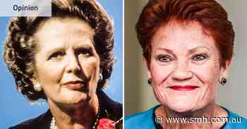 Like Thatcher, Hanson won’t use the F-word. But it’s central to her appeal
