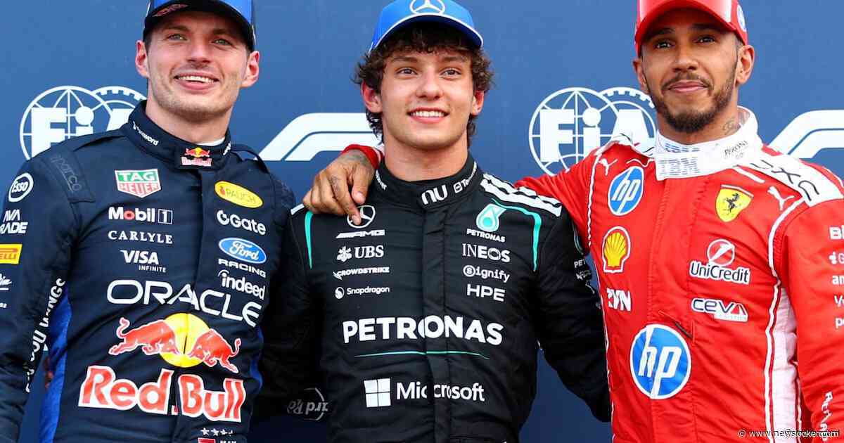 Mislopen pole deert jolige Max Verstappen niet: ‘Advies voor Kimi? Als de lichten uitgaan, één seconde wachten’