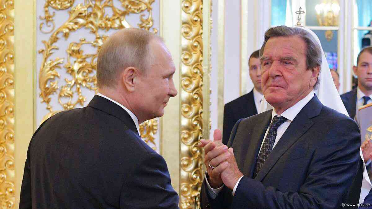 SPD-Politiker zu Putin-Treffen: Stegner: Schröder kein Verhandlungsführer, aber Vermittler