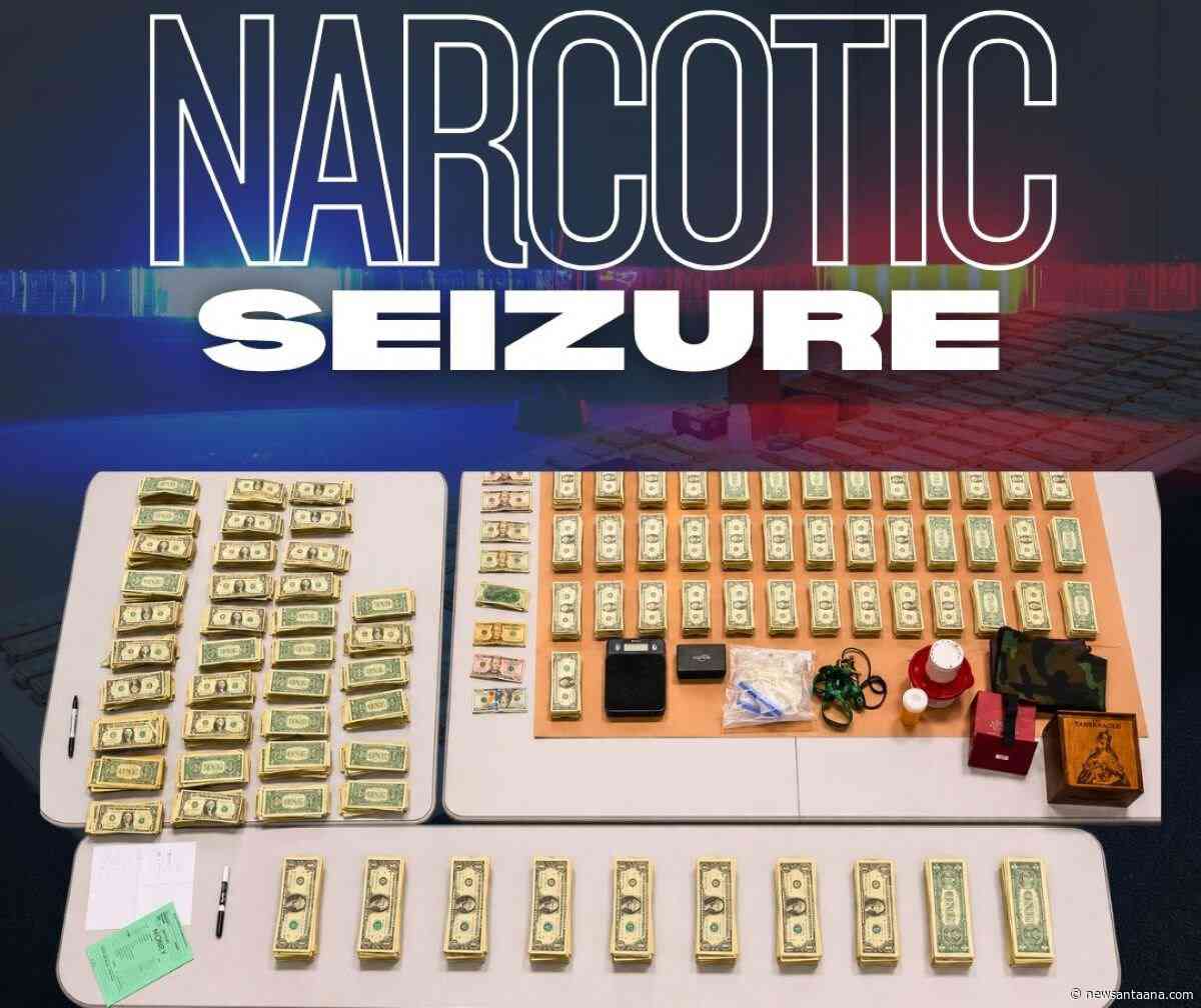 Major Orange County narcotics bust leads to an arrest and seizure of Fentanyl and cash