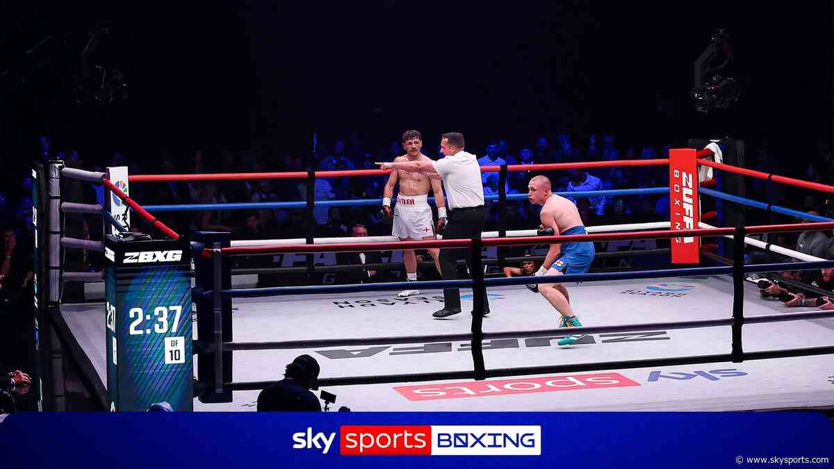 Bizarre ending as Cutler secures TKO after opponent pulls out with shoulder injury