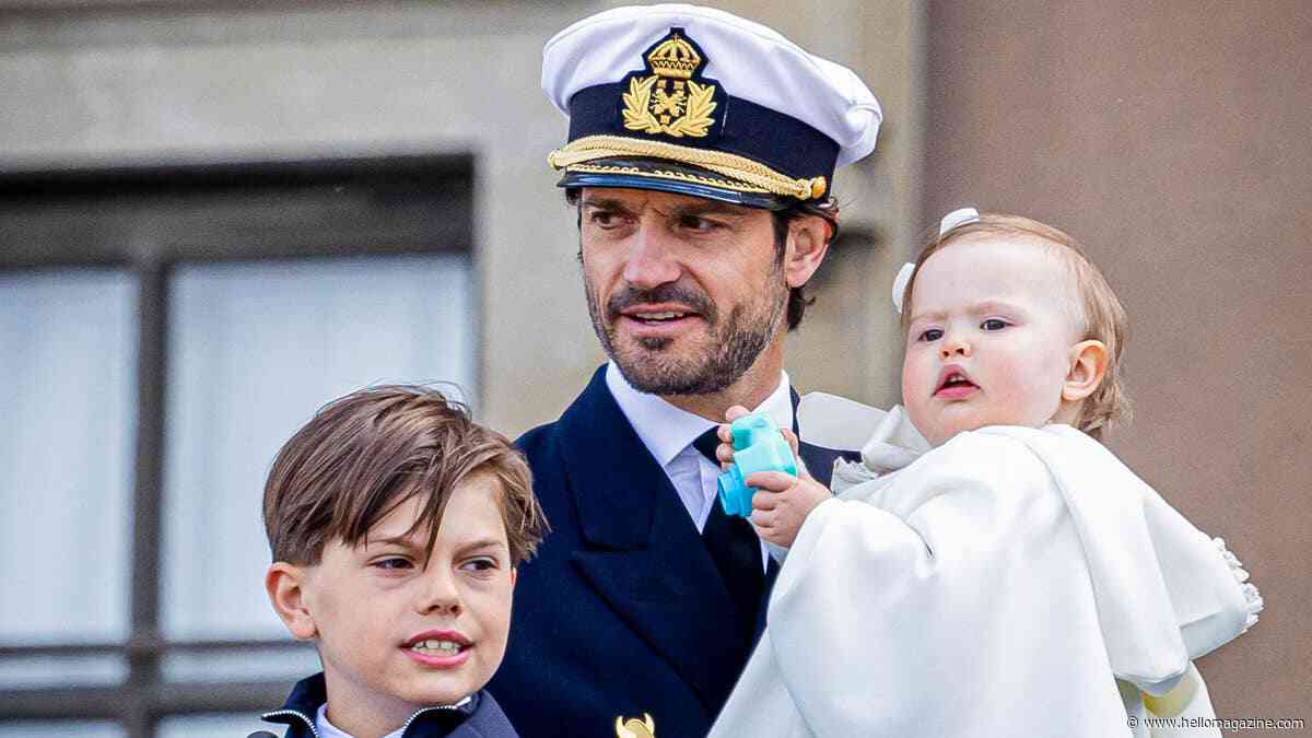Prince Carl Philip melts hearts with adorable photo of Princess Ines for special celebrations