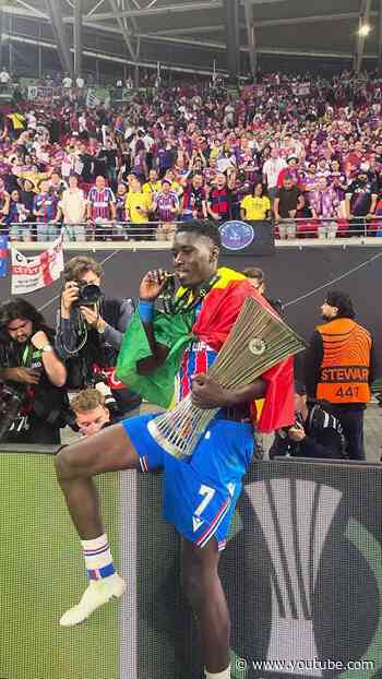 Ismailia Sarr = Aura 🇸🇳 #crystalpalace #conferenceleague #winner