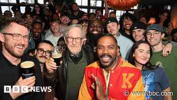 Steven Spielberg makes surprise appearance at London pub quiz