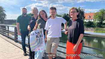 Kunstkai feiert Premiere: Wie der Donaukai in Neuburg zum Freiluftatelier wird