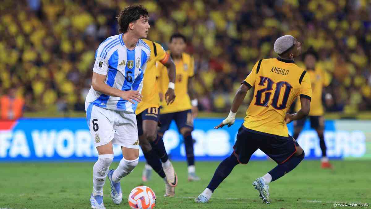 Argentina's Balerdi out of WCup with calf injury