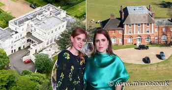 Inside lavish homes caught in royal row as Beatrice and Eugenie's rent is paid by Charles