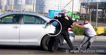 Protester Hit by Car at Newark ICE Detention Center