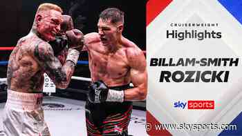 Billam-Smith secures TKO win over Rozicki in EPIC battle