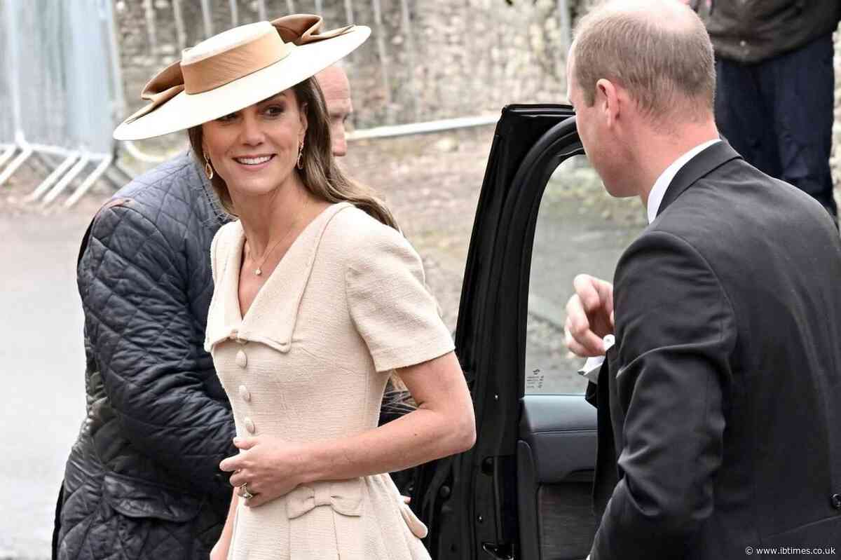 Princess of Wales Breaks Royal Fashion Norms in Roland Mouret Cream Dress at Peter Phillips and Harriet Sperling Wedding