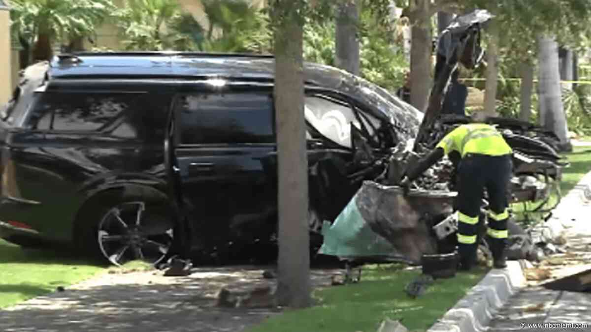 ‘He sped off': Woman says her car was stolen by driver of SUV who crashed in Deerfield Beach
