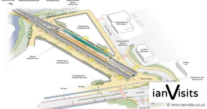 First images unveiled of future Thamesmead DLR station