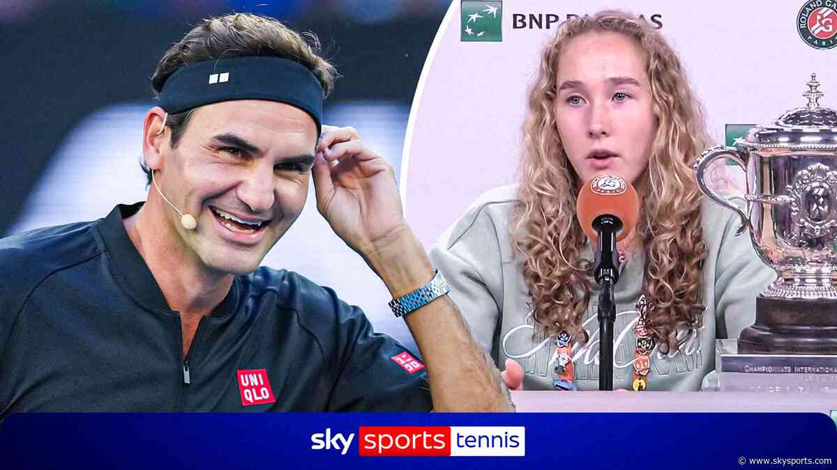Andreeva: I won't have the same aura as Federer but I hope to embody his qualities