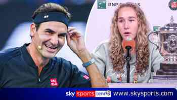 Andreeva: I won't have the same aura as Federer but I hope to embody his qualities