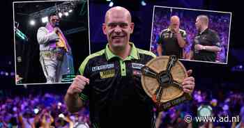 Toernooiwinnaar Michael van Gerwen stuurt ‘Elvis’ weg tijdens dartspartij: ‘Wilde ‘m een knal voor z’n kop geven, haha’