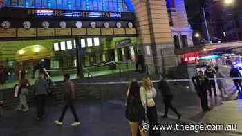 Man bailed after machete-wielding group arrested at Flinders Street Station