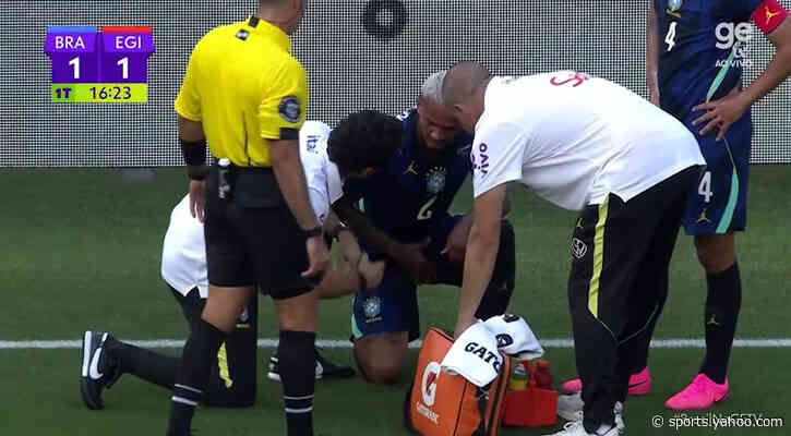 ⚠️ Farewell to Copa? Wesley injured, subbed and in tears on Brazil bench