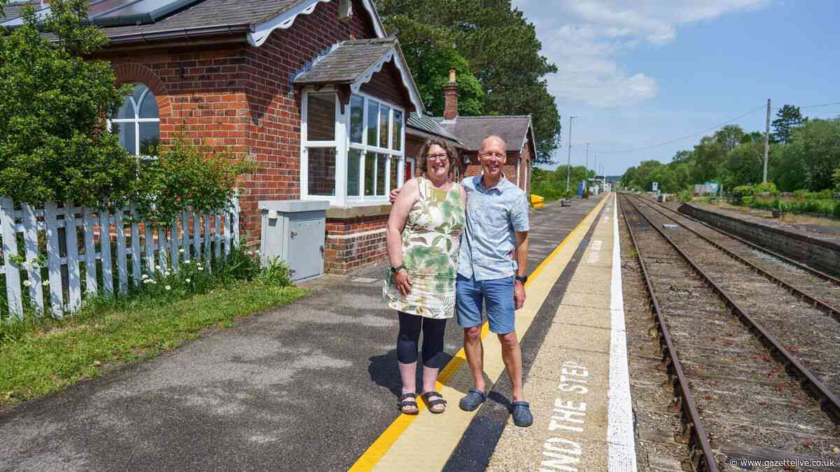 Meet family who live in converted North Yorkshire railway ticket office with 12 trains daily