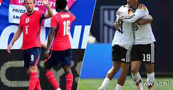 Engeland en Duitsland hebben hun eerste (oefen)zege te pakken in de VS