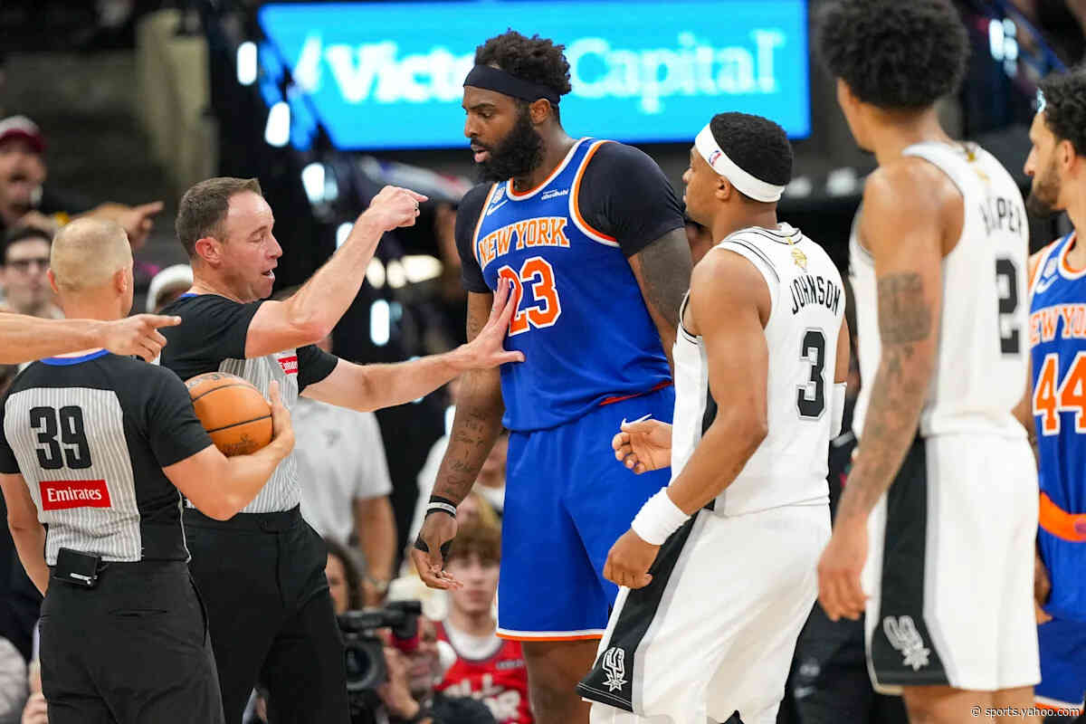 NBA rescinds Knicks big man Mitchell Robinson's controversial technical foul against Victor Wembanyama