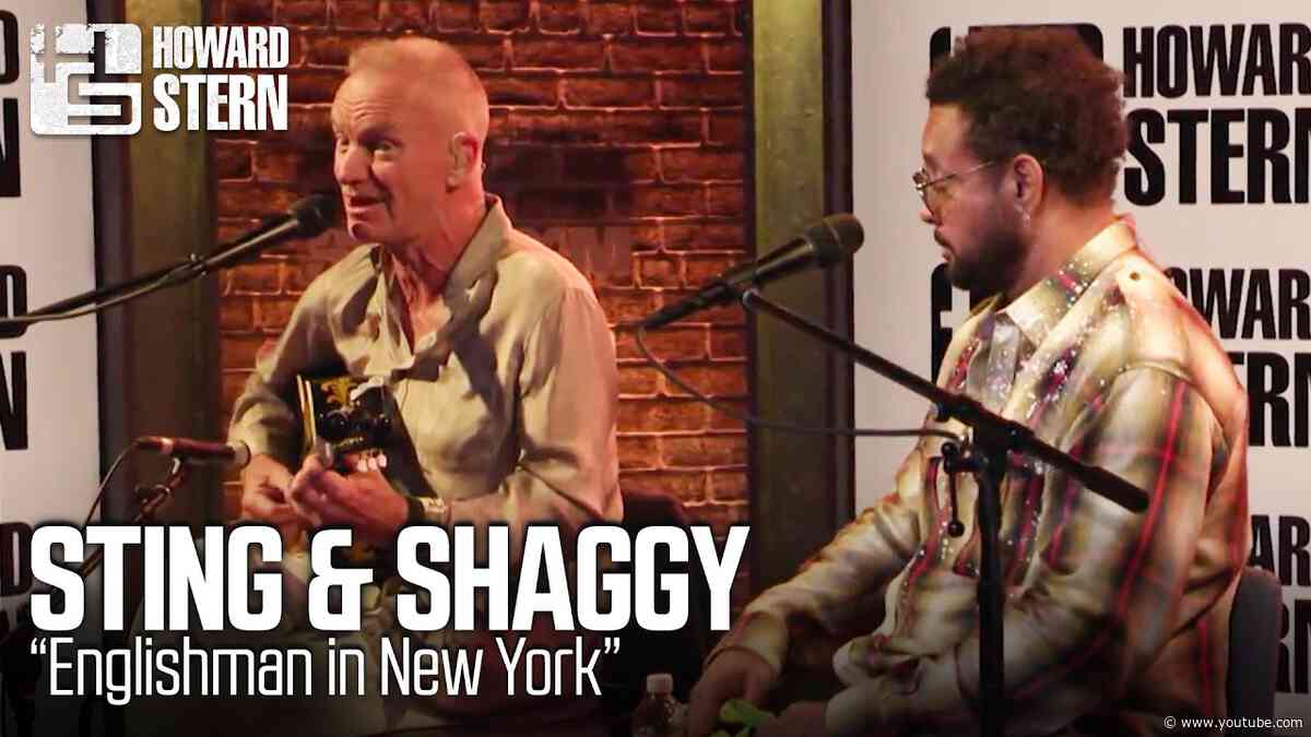 Sting & Shaggy “Englishman in New York” Live on the Stern Show