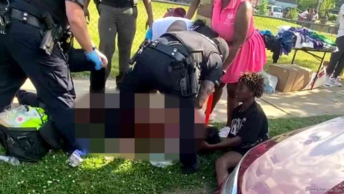 Multiple victims shot near popular festival as attendees are forced to run for their lives while terrified witness describes horrific scenes and cops desperately hunt suspect