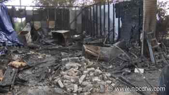 Fire destroys decades of family history and a World War II survivor's legacy