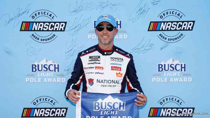 Denny Hamlin Plays Villain After Taking Michigan Pole From Hometown Hero Carson Hocevar