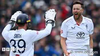 England move closer to win on wet day at Lord's