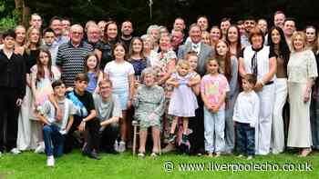 Scouse nan surrounded by 59 family members for huge milestone