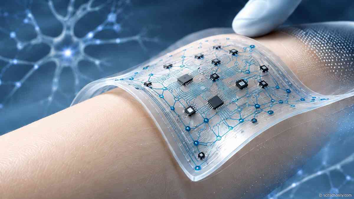 Scientists Are Building Electronics That Stretch Like Human Skin and Learn Like a Brain