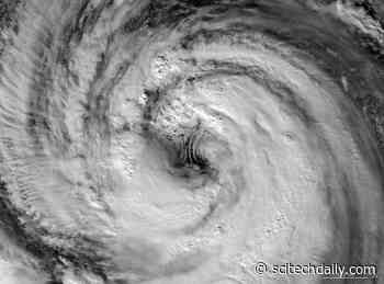 NASA Captures Typhoon Jangmi’s Massive Eye in Stunning Nighttime Image
