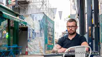 It used to be a thriving street. Now, covered in scaffolding for years, people fear it's dying