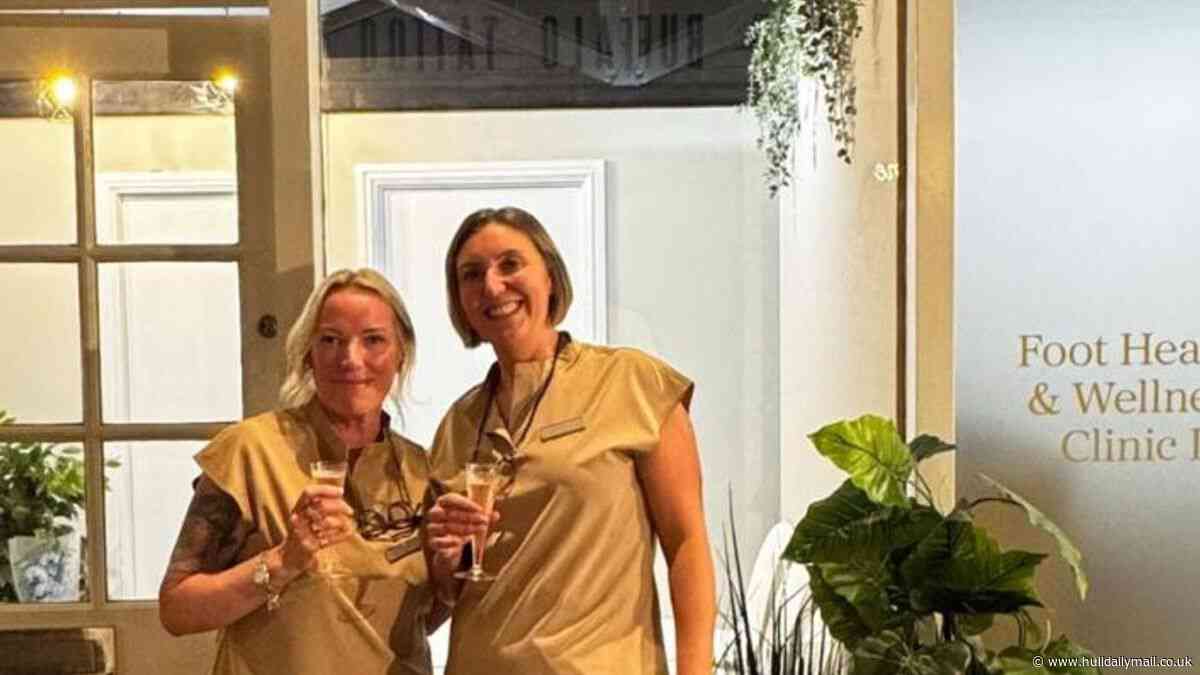 Business partners talk of pride in Beverley foot health and wellness venture