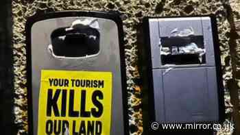 Airbnb lock boxes glued shut in furious Lanzarote protest against tourists